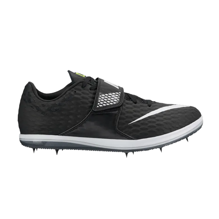 Unisex High Jump Elite Shoes - Black/White/Volt