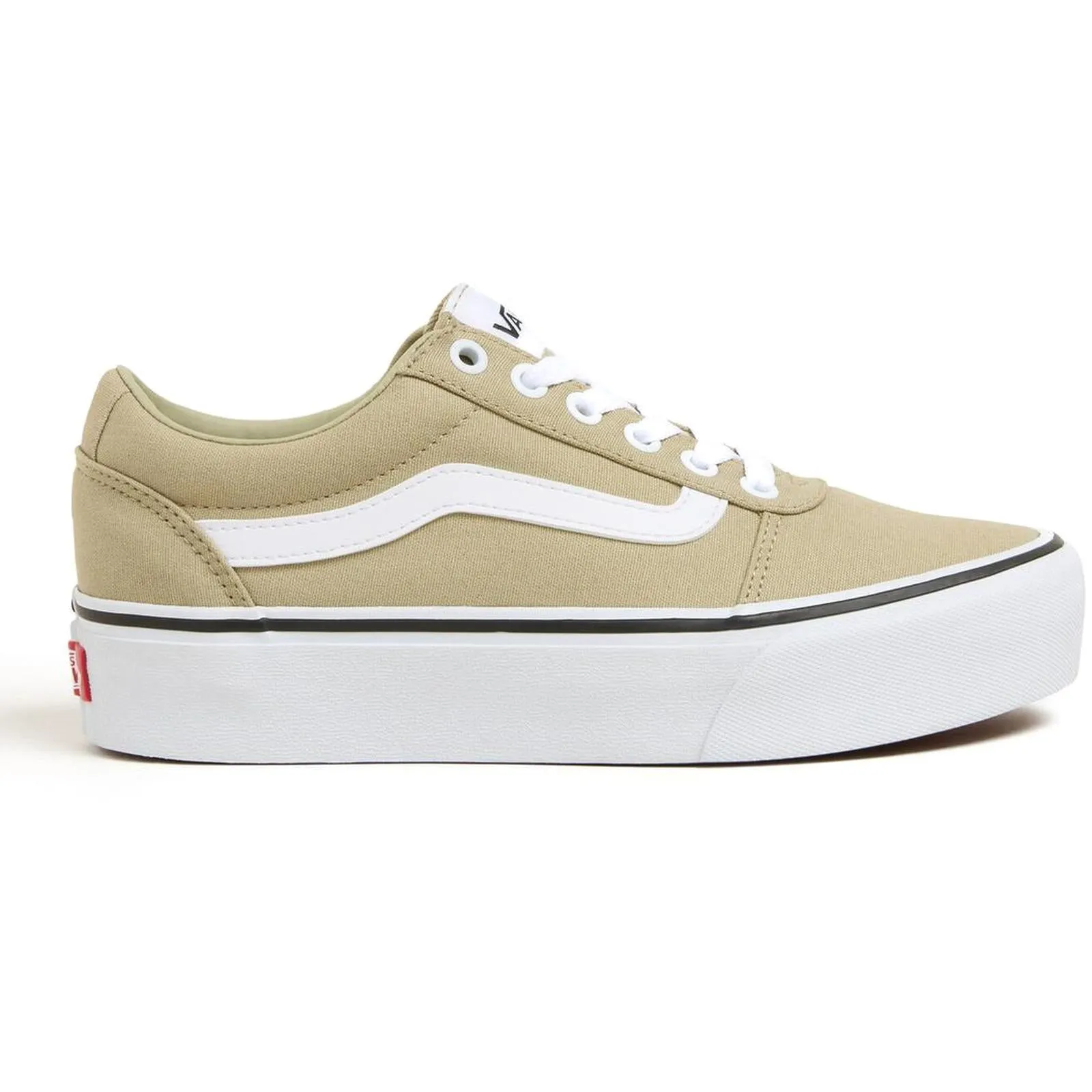 Vans Womens Ward Platform Low Rise Chunky Sole Trainers