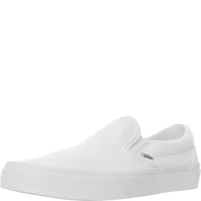 Vans Womens White Classic Slip-On Trainers