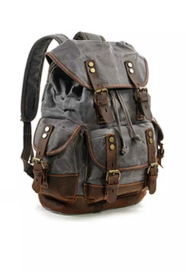 VANSA Vintage Wax Canvas Backpack - Twenty Eight Shoes VBM-Bp9508