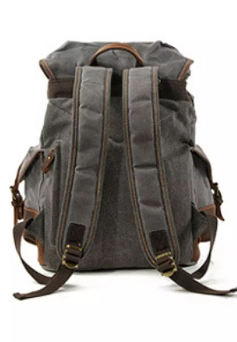 VANSA Vintage Wax Canvas Backpack - Twenty Eight Shoes VBM-Bp9508