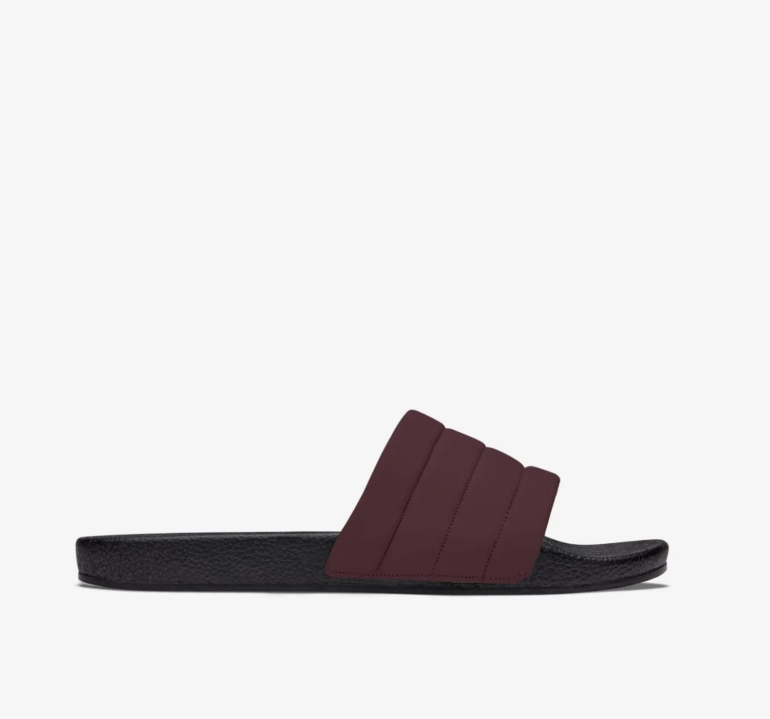 Vegan Slides | Burgundy