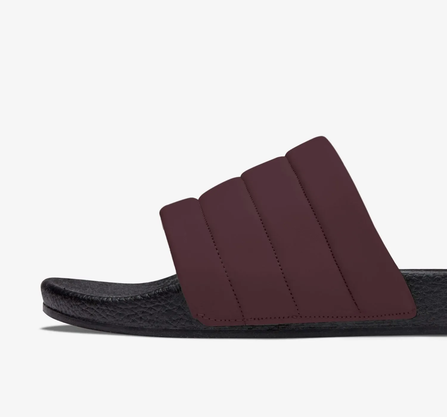 Vegan Slides | Burgundy