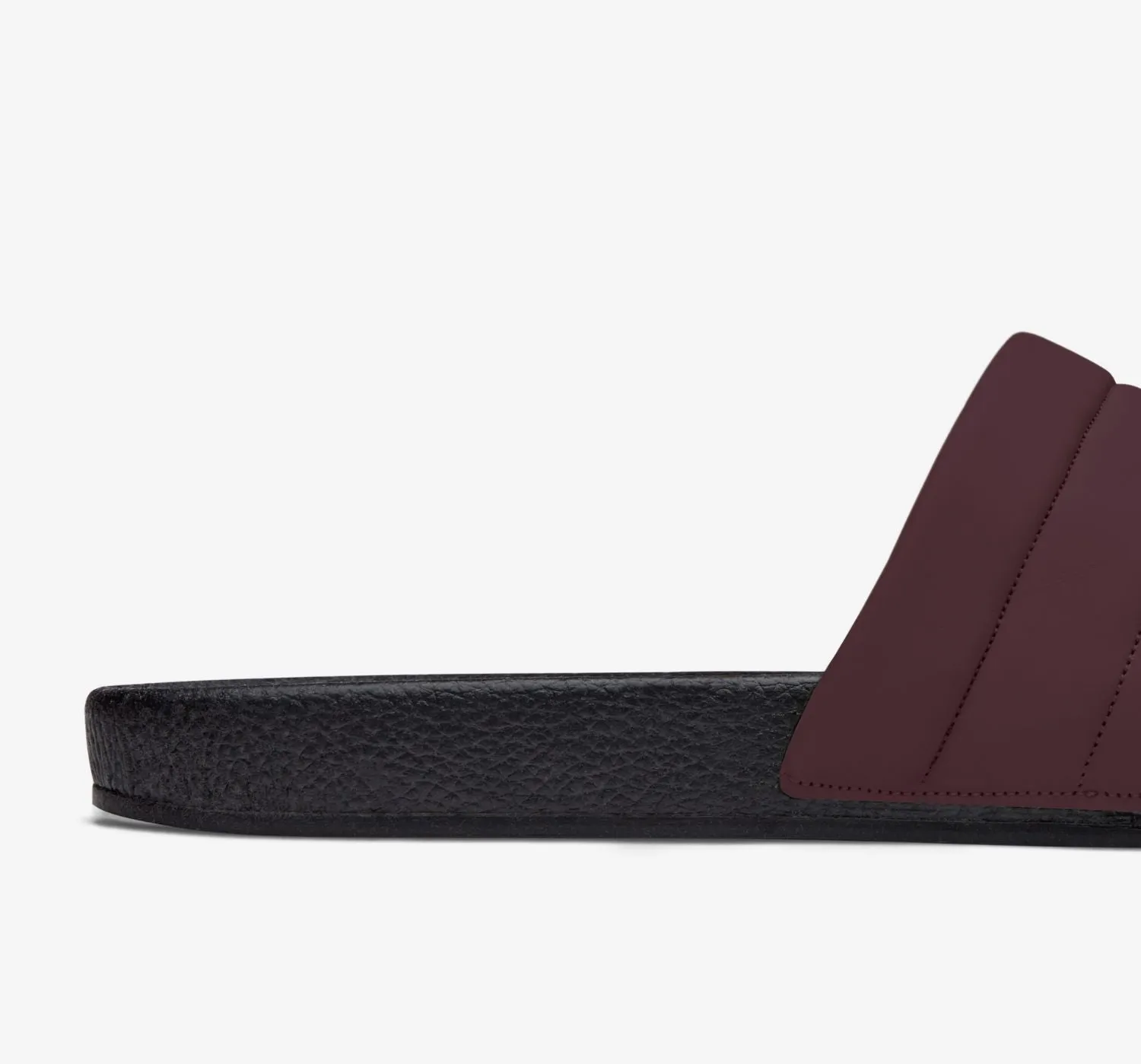 Vegan Slides | Burgundy