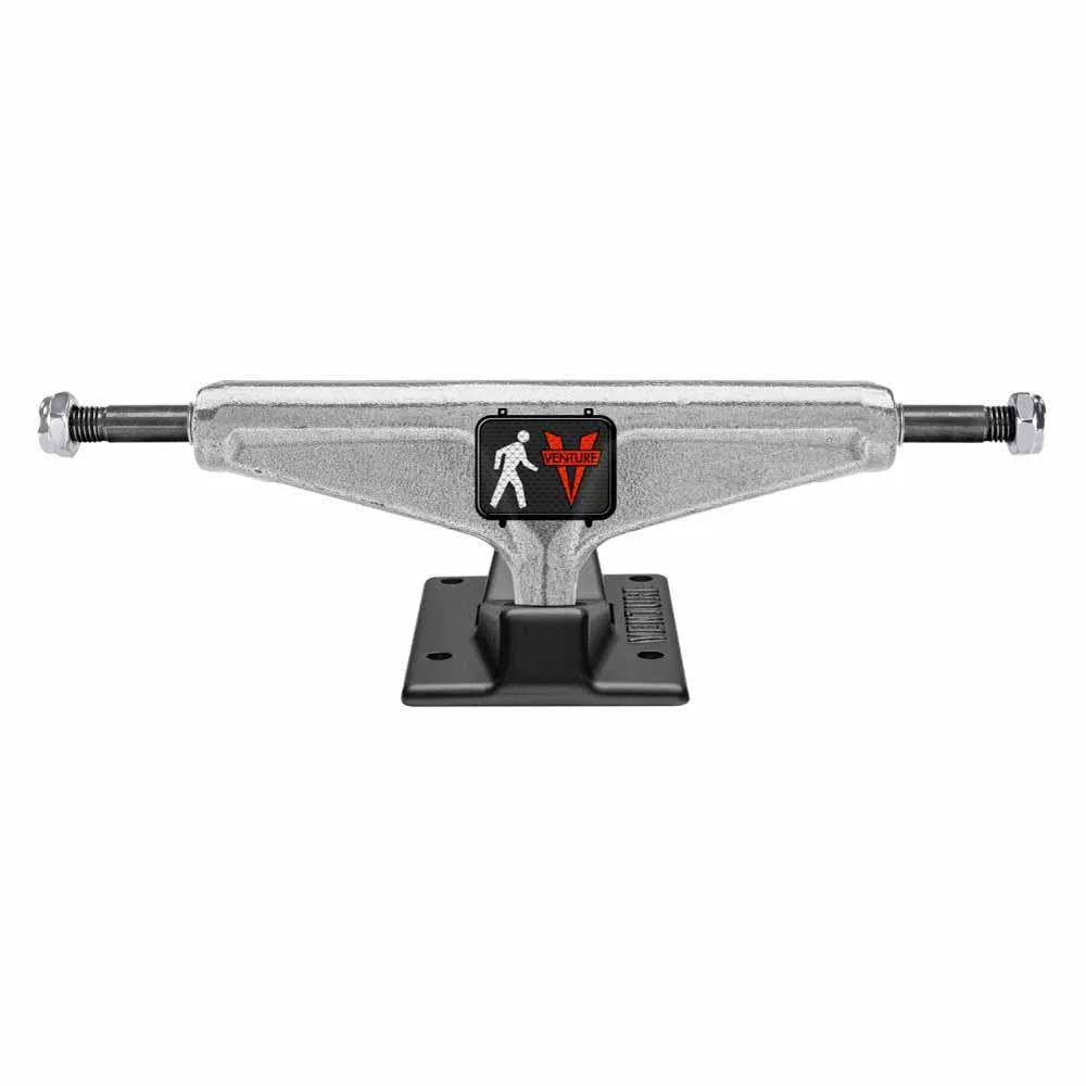 Venture 5.6 V Light Skateboard Trucks Shanahan Streets Polished/Flat Black 5.6