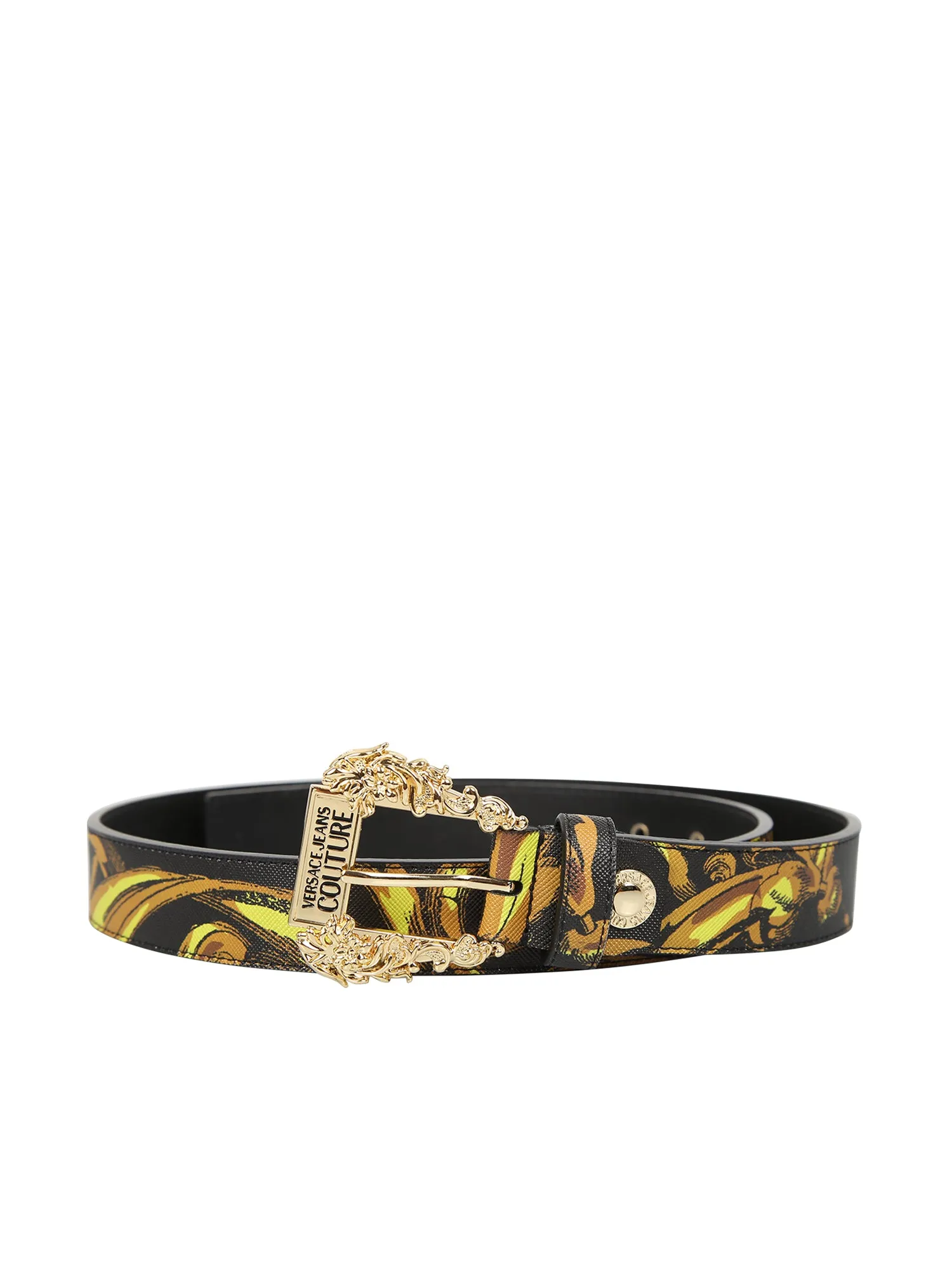 Printed Buckle Belt by Versace Jeans Couture