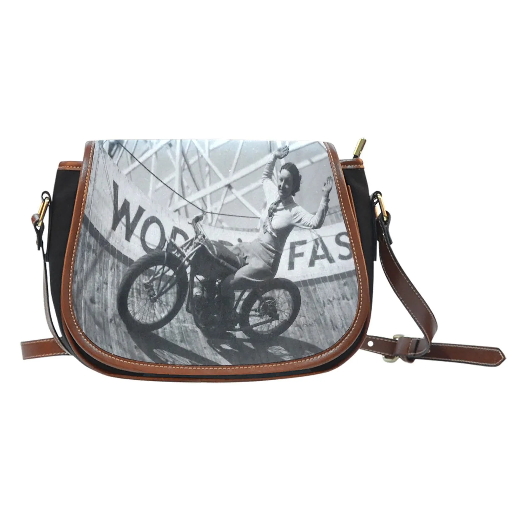 Vintage Motorcycle Saddle Bag