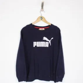 Vintage Puma Spellout Sweatshirt Medium