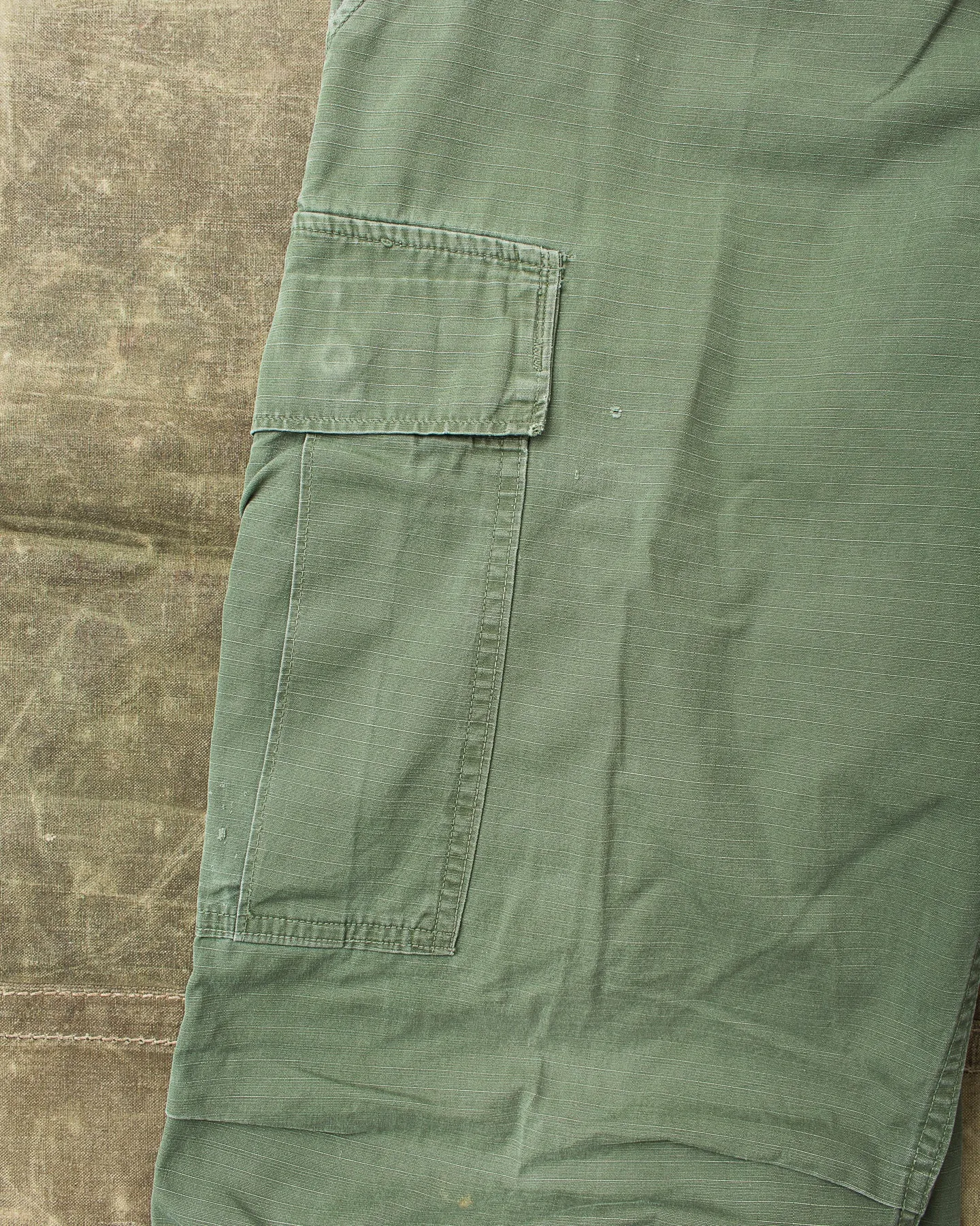 Vintage US Army M-65 OG-107 Ripstop Tropical Trousers Medium Regular