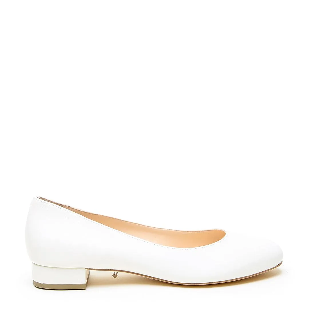 White Ballet Flat