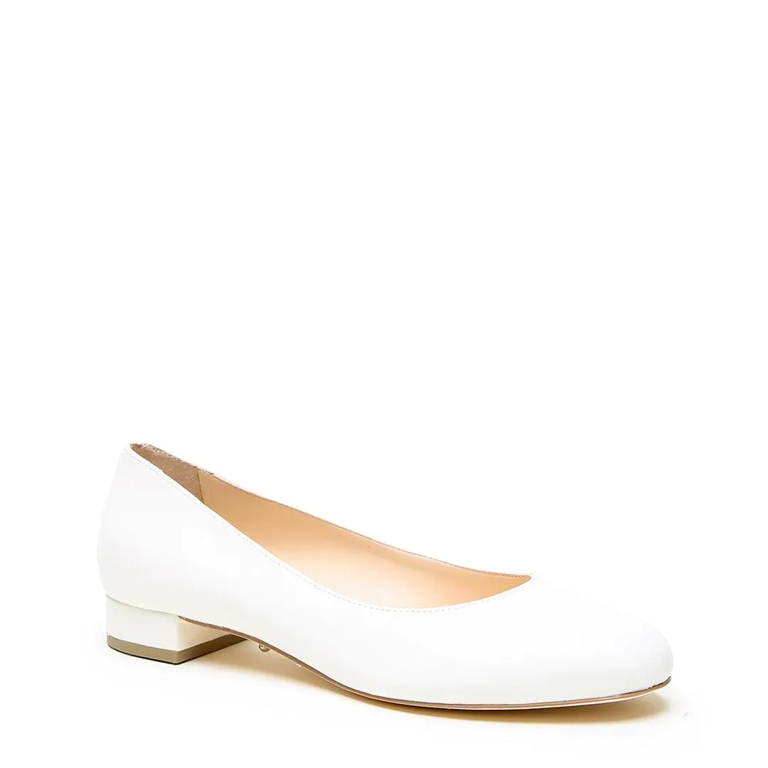 White Ballet Flat