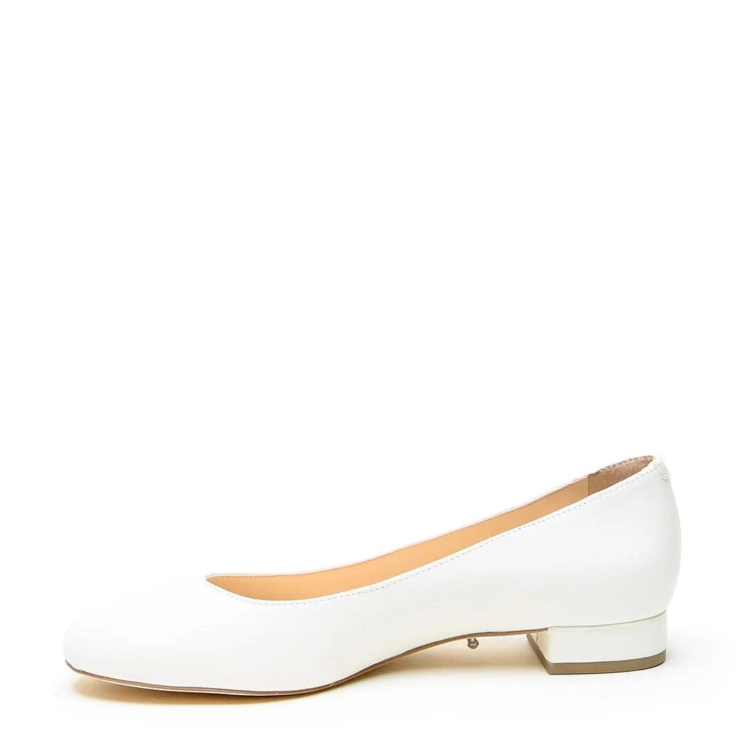 White Ballet Flat