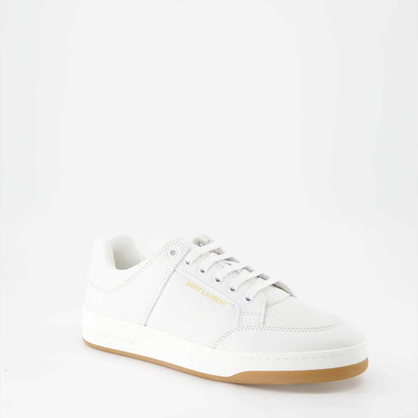 White Leather SL/61 Sneakers