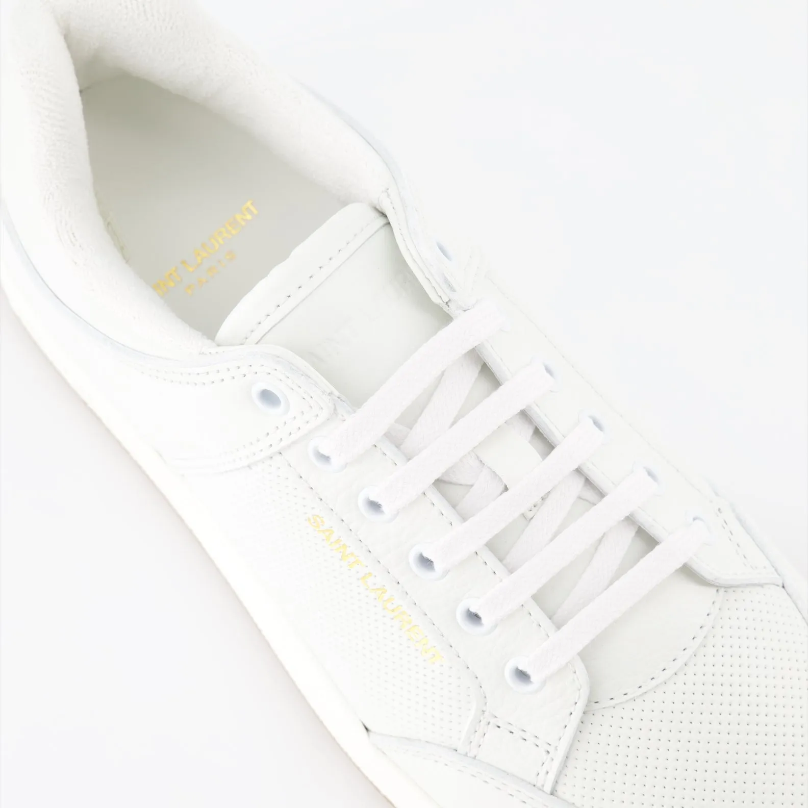 White Leather SL/61 Sneakers