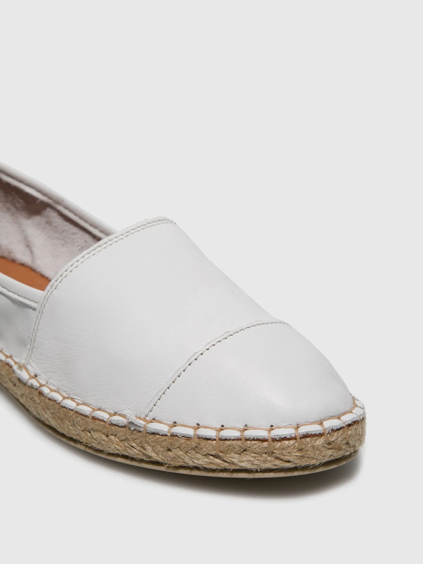 White Slip-on Espadrilles