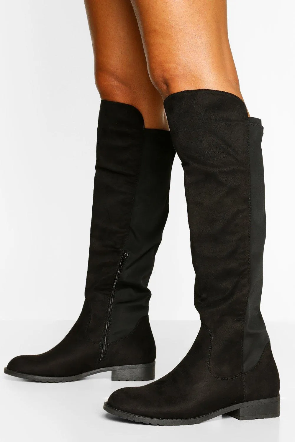 Wider Calf Knee High Riding Boots