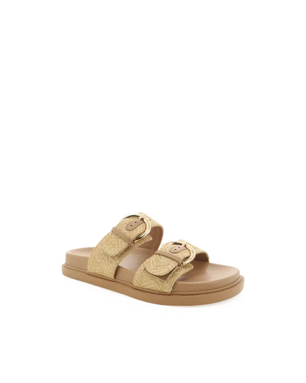 Wilmer Slides - Natural Raffia