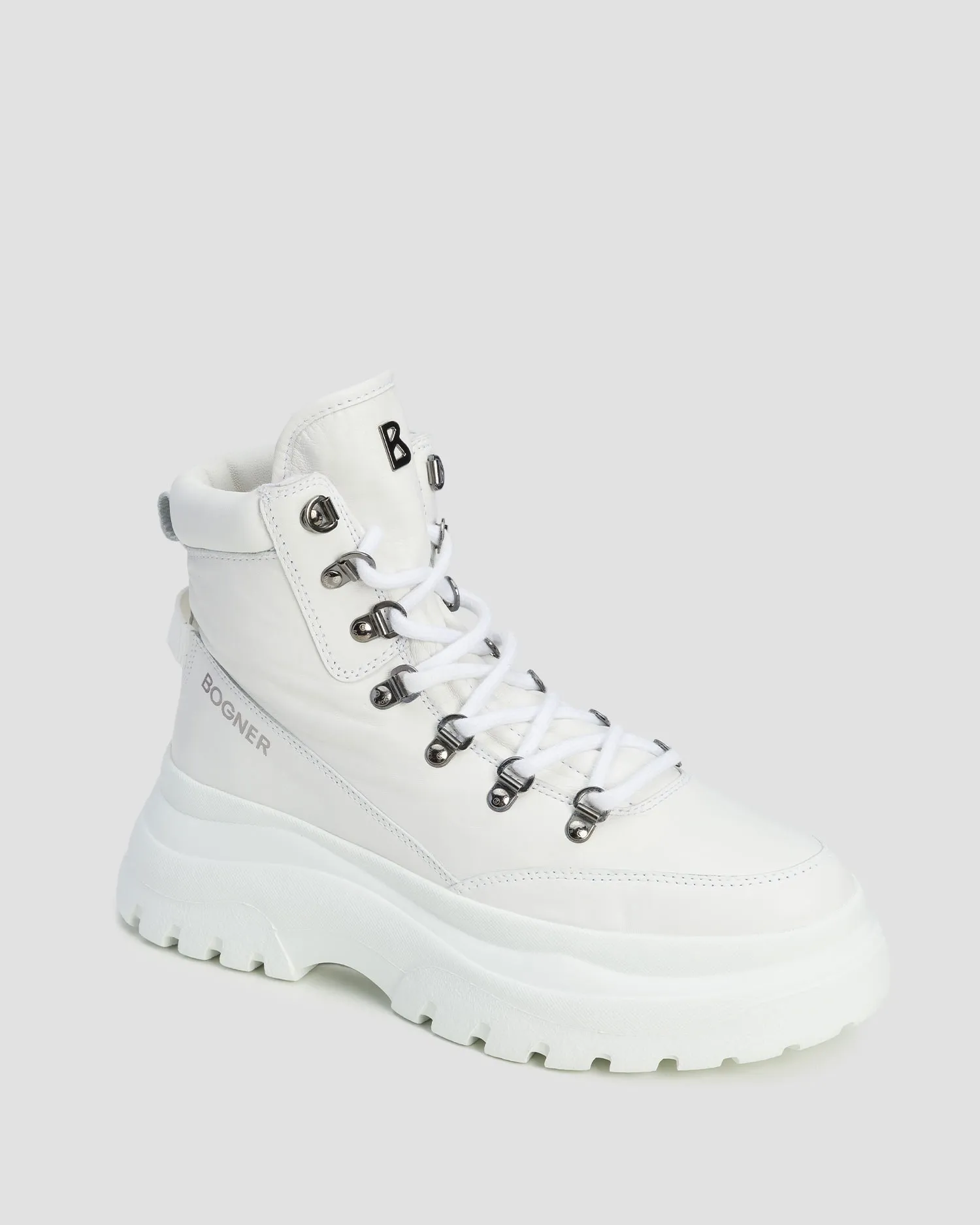 Women's leather boots BOGNER Banff 15 white 22442263-10