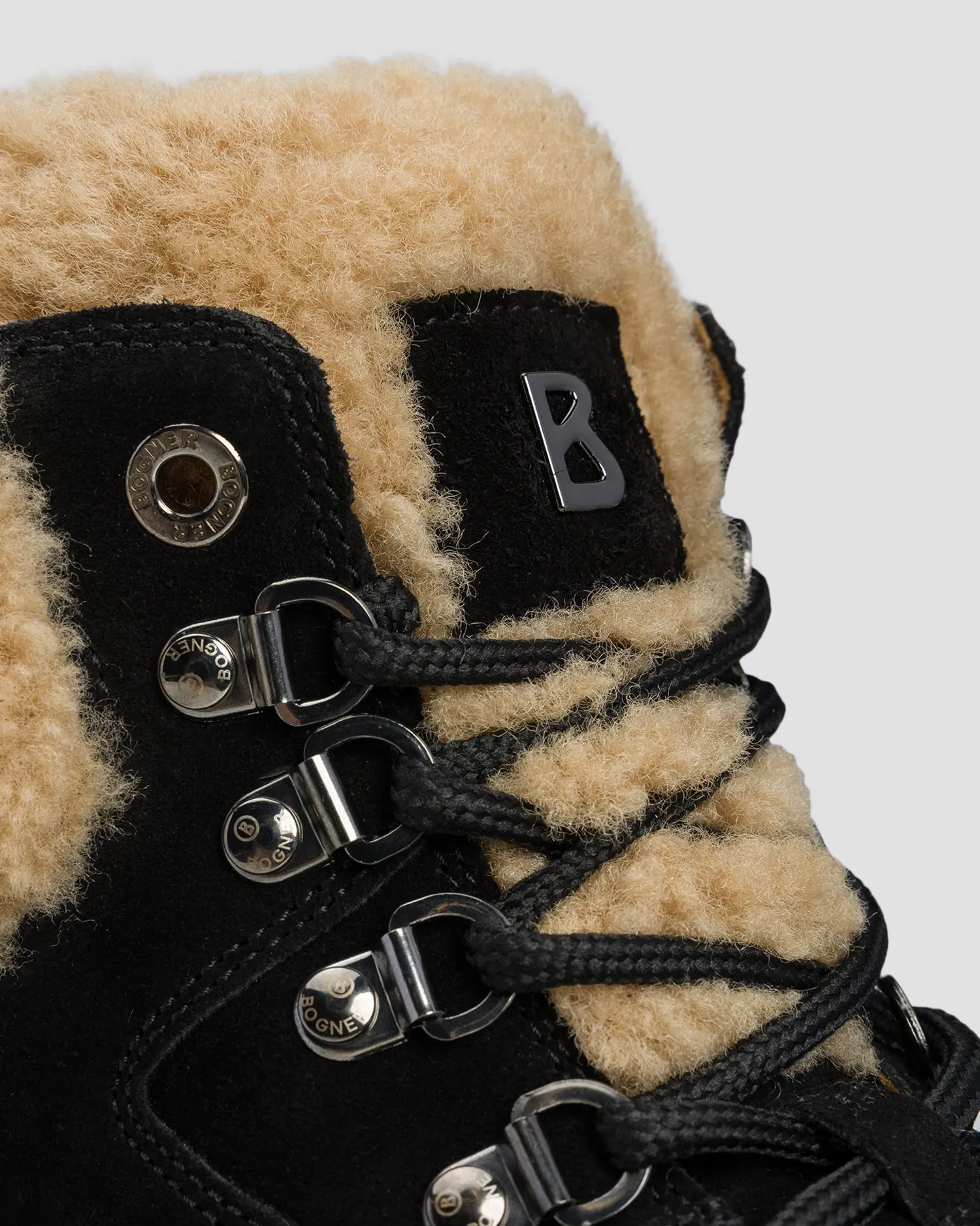 Women's sheepskin boots BOGNER Antwerp L 17 black 22441213-130