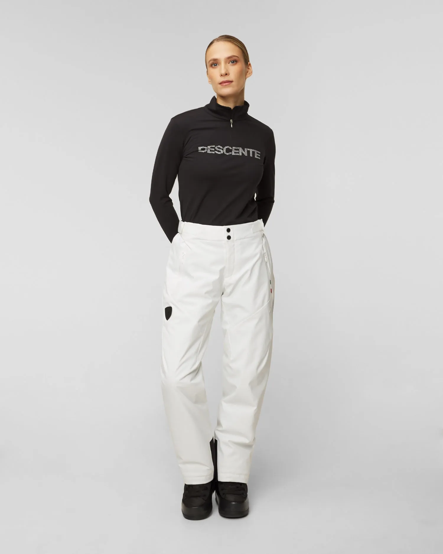 Women's ski trousers Descente x Lamborghini S.i.O LAM44-050W-wht