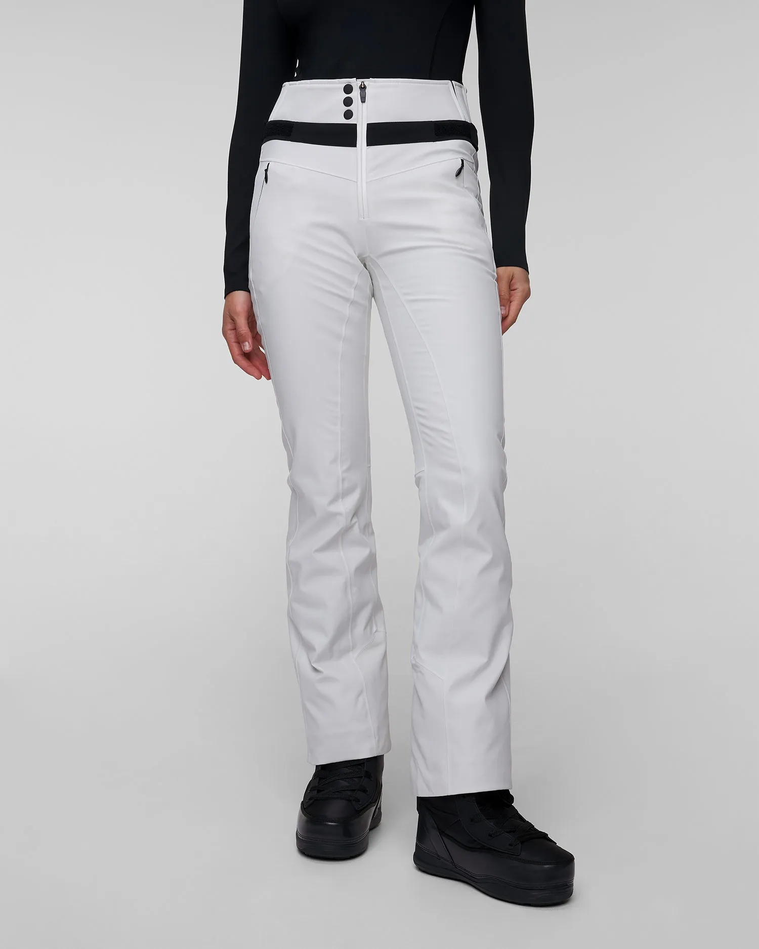 Women's white ski trousers BOGNER FIRE+ICE Borja3-T 14537575-102