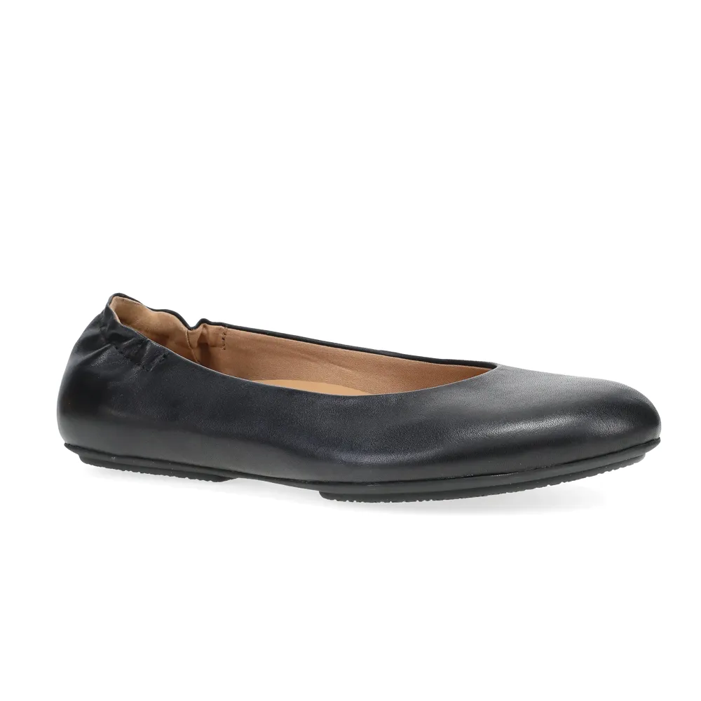 Women's Dansko Mollie Flat Color: Black Nappa