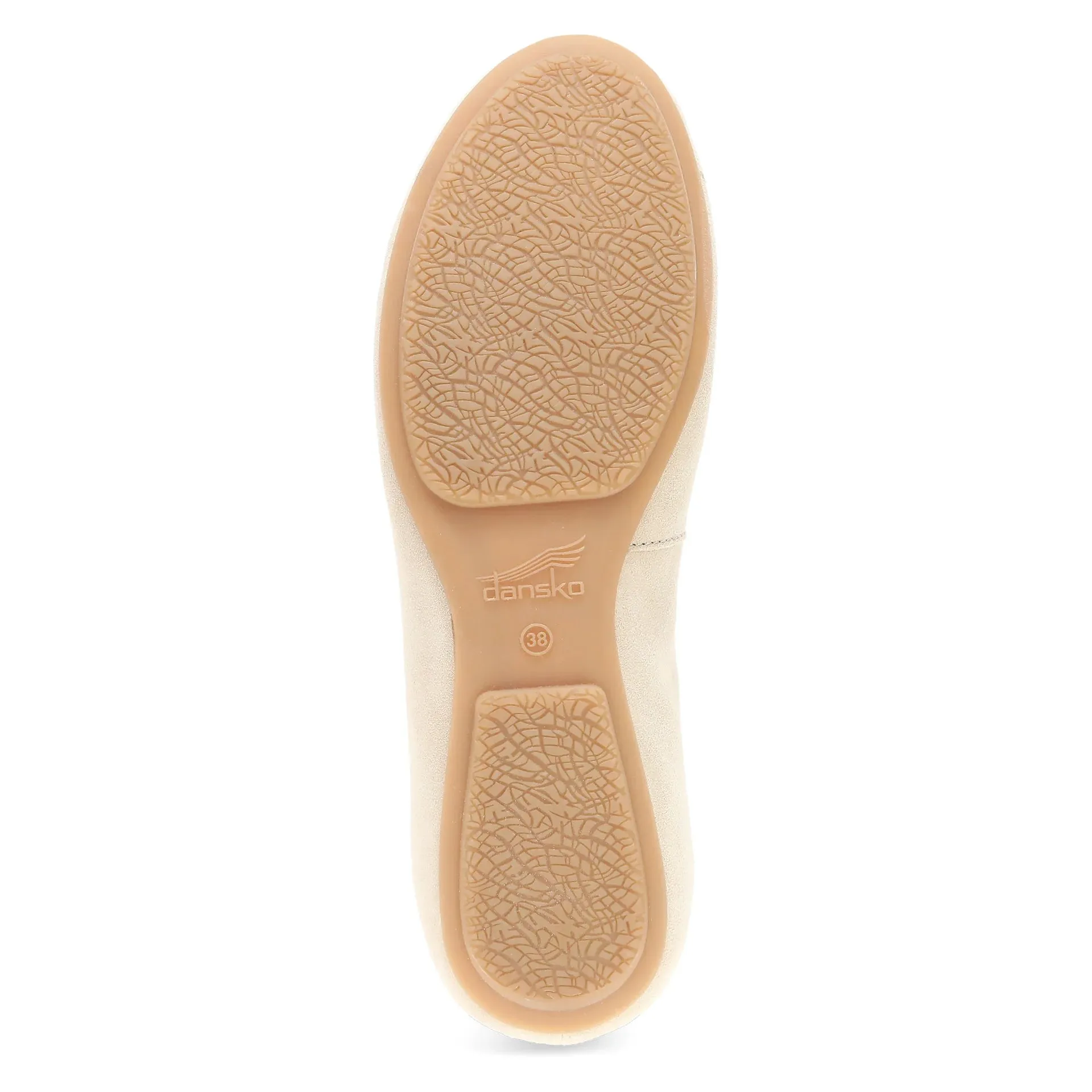 Women's Dansko Mollie Flat Color: Sand Suede