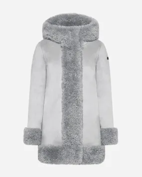 Women's Ice White RRD Lamb Hooded Jacket 2008