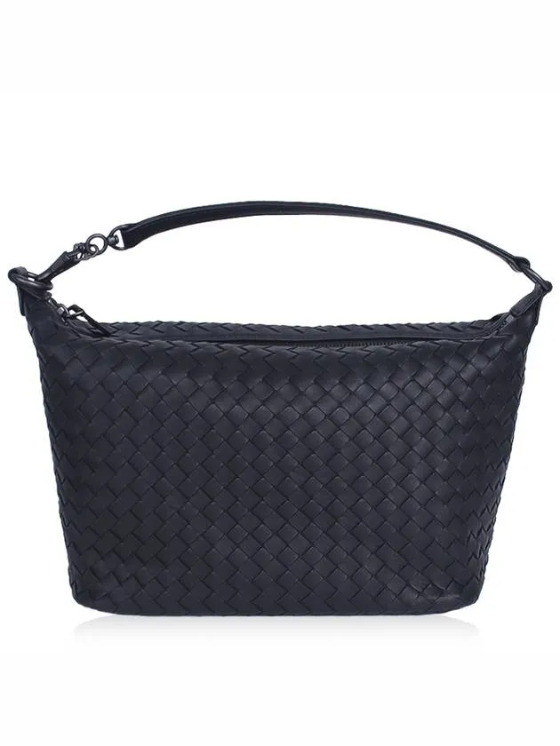 Women's Intrecciato Shoulder Bag Black