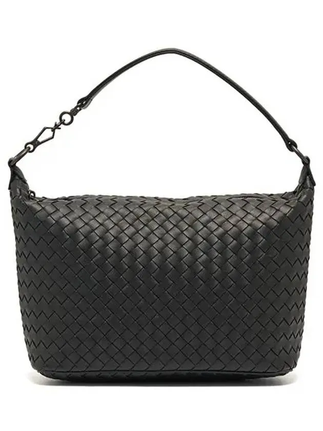 Women's Intrecciato Shoulder Bag Black