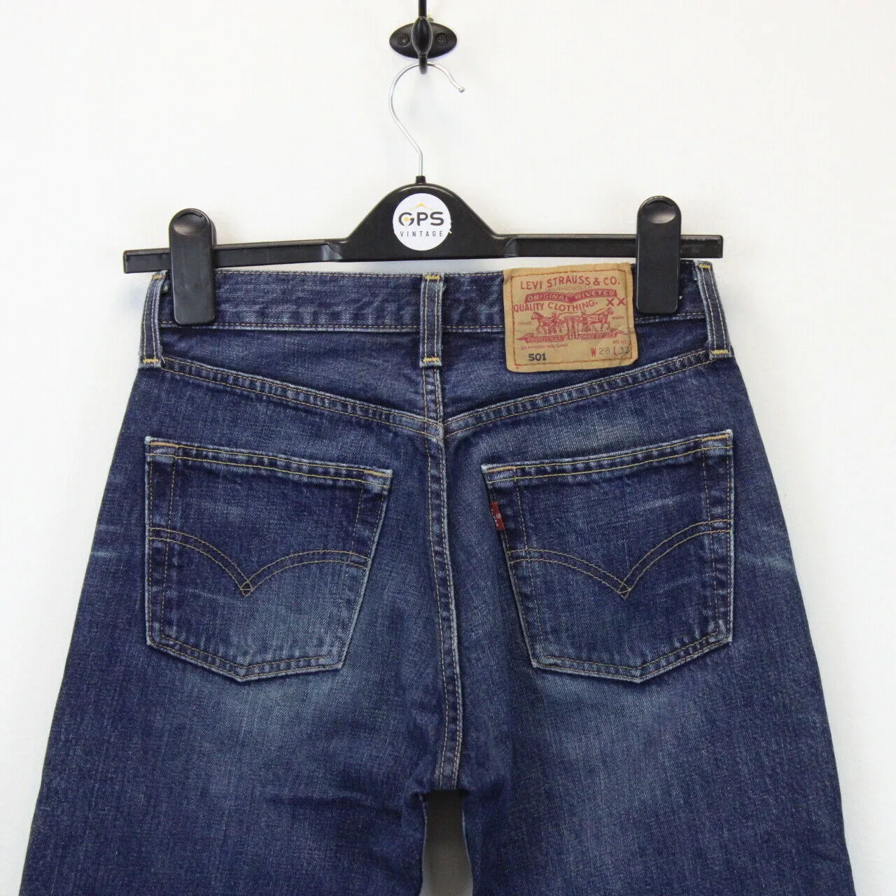 Womens LEVIS 501 Jeans Mid Blue | W26 L30