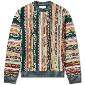 Wood Wood Beckett Coogi Knit Jumper in Multicolor