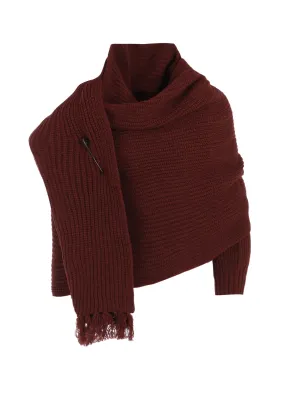 WOOL KNIT STOLE