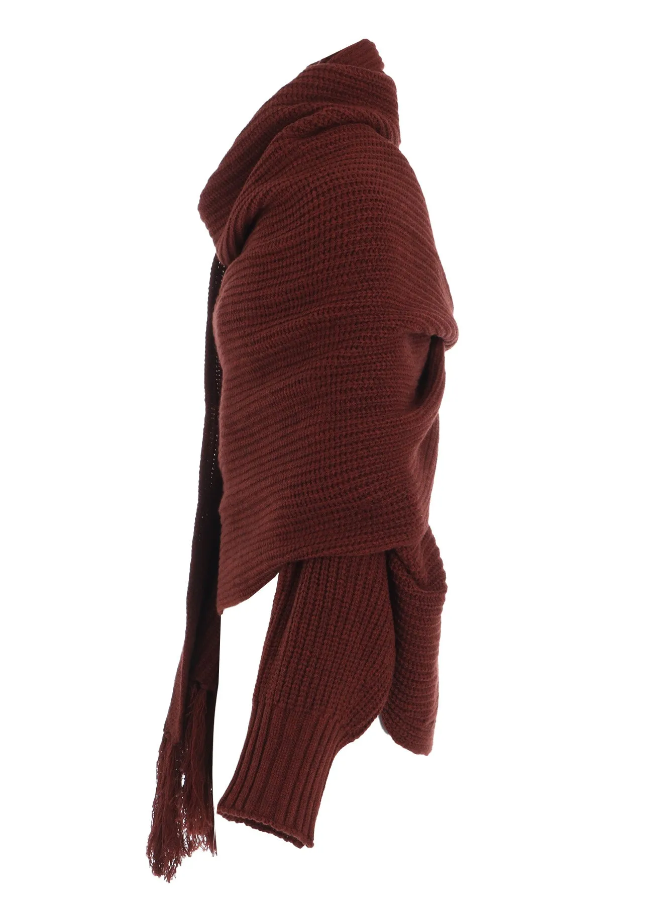 WOOL KNIT STOLE