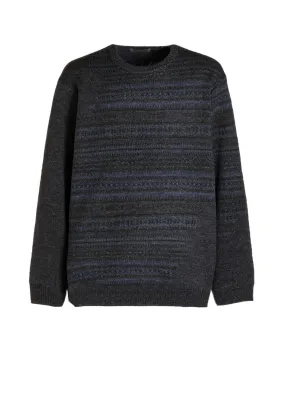 WORMHOLE ROUND NECK KNIT