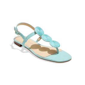 Worth Raffia Flat Sandal