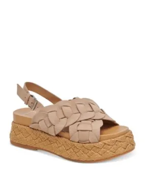 Woven Espadrille Platform Sandals for Women