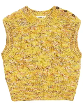 Ymc Farrow Tank Knit Space Dyed Yellow Multi