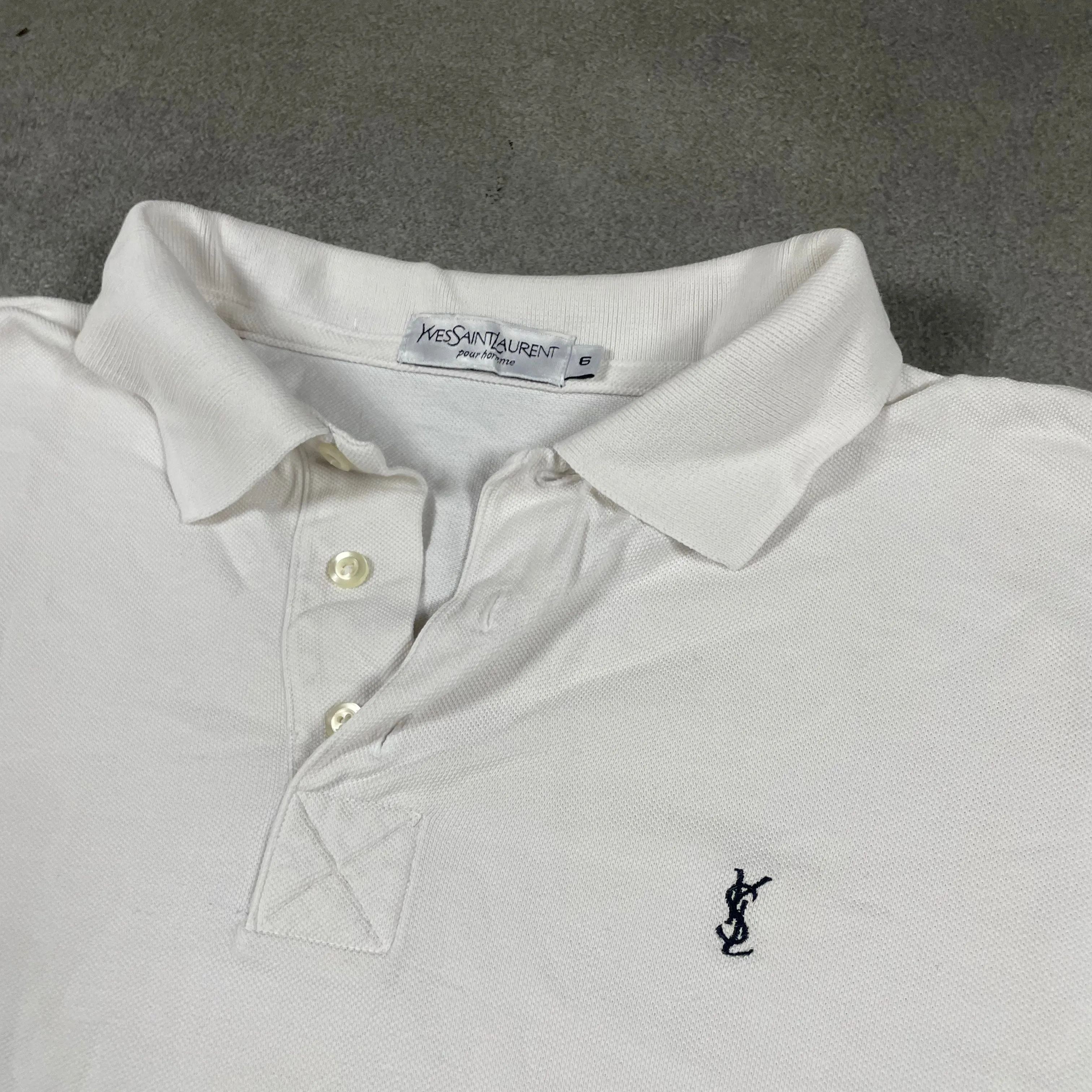 YSL White Polo (L)