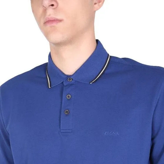 Zegna Cotton Polo Shirt.