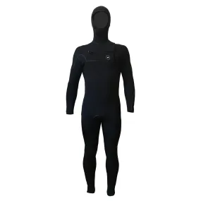 Zion Yeti 6/5/4mm Wetsuit with Built in Hood - Black