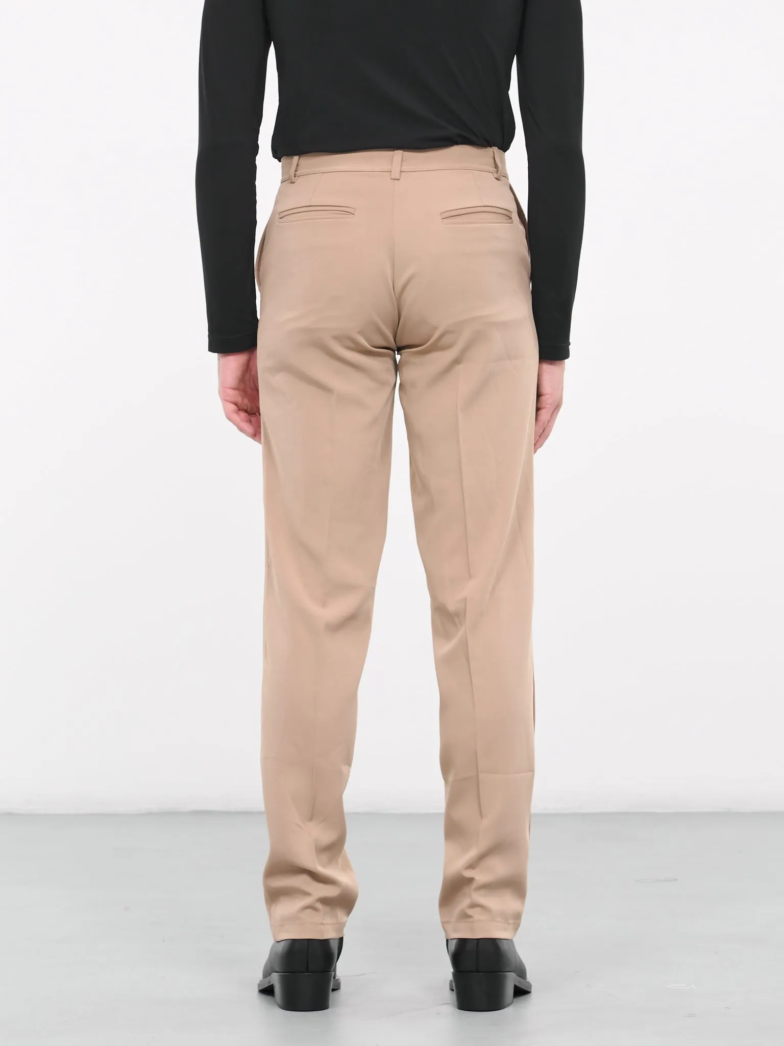 Zip Puller Trousers (V02-COFFEE-BROWN)